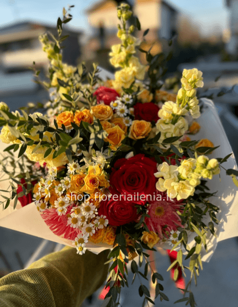 Mazzo rosso giallo e arancio
