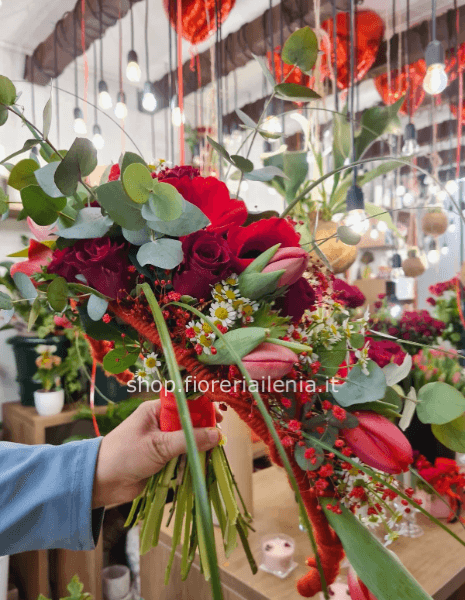 Bouquet con struttura