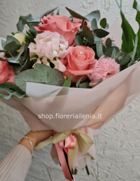 Mazzo sui toni del rosa 