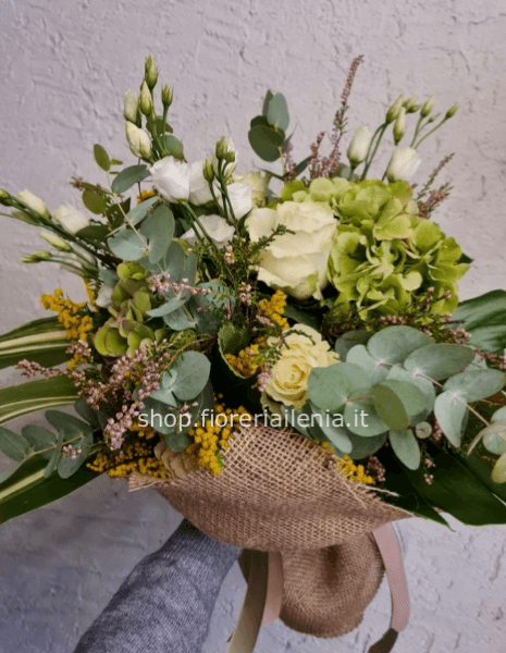 Bouquet rustico con juta
